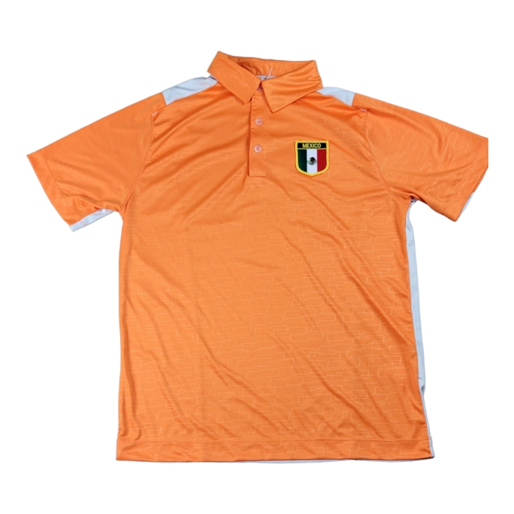 New w/o Tags North End Sports Polo Shirt with Mexico stitched patch.